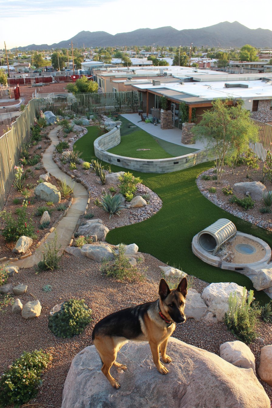 Dedicated Dog Park and Pet-Friendly Landscape