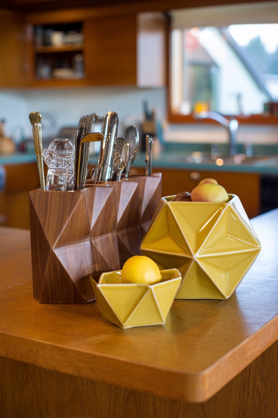 Mid-Century Modern Teak Display