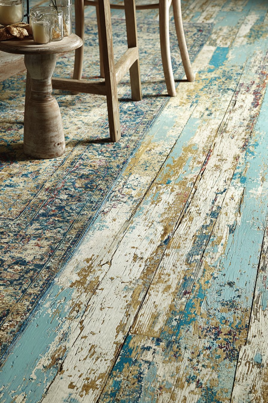 Bold Painted Floor Statement