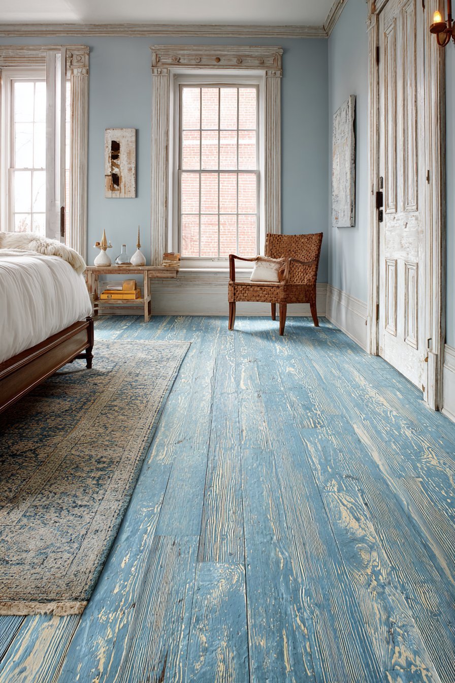 Bold Painted Floor Statement