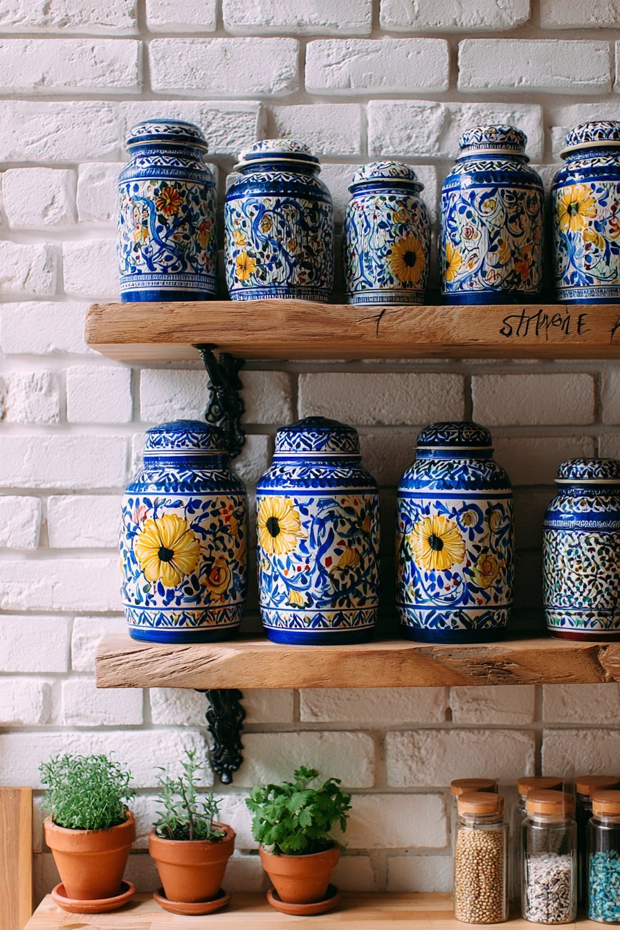 Decorative Spice Storage Display