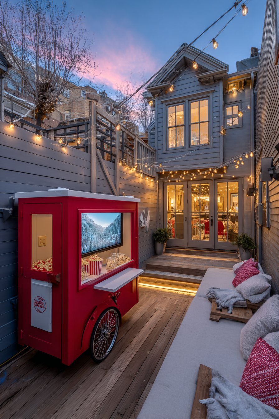 Outdoor Movie Theater Space