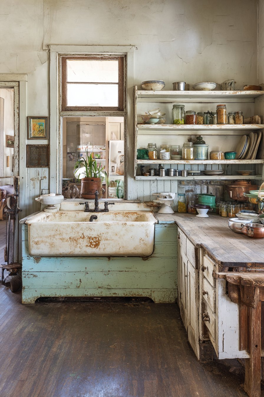 Soapstone Scullery with Canning Storage