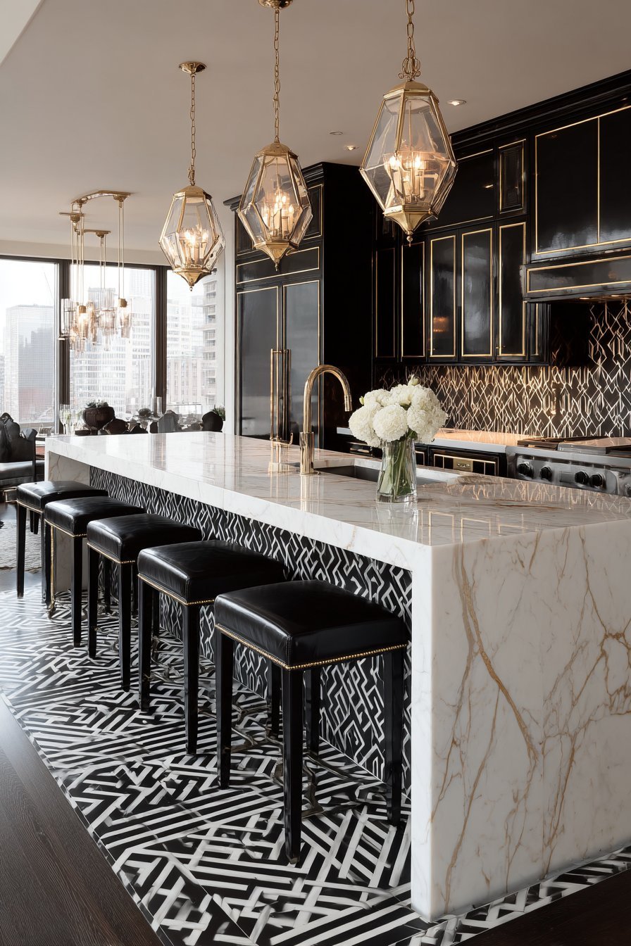 Art Deco Geometric Glamour