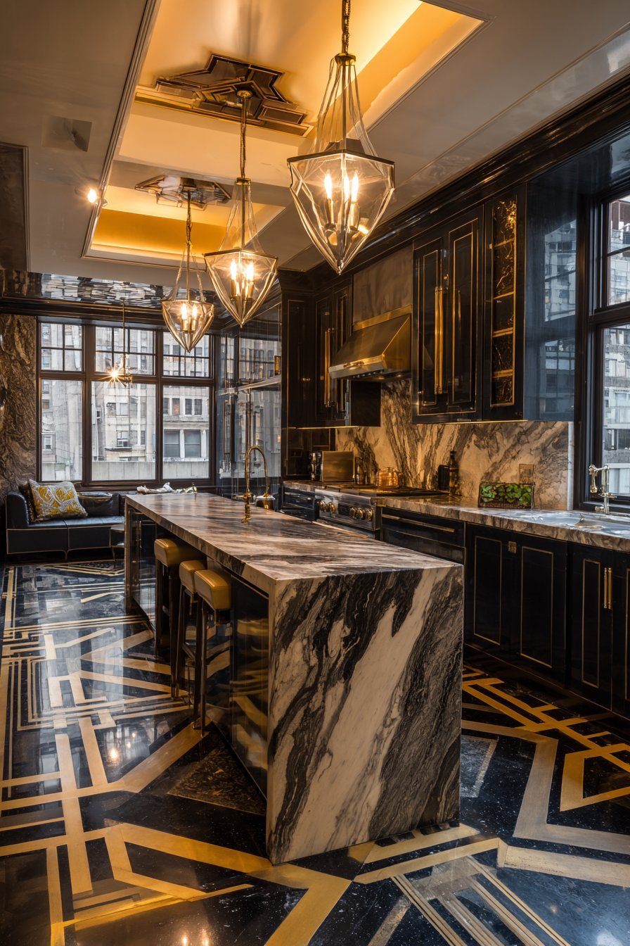 Art Deco Geometric Glamour