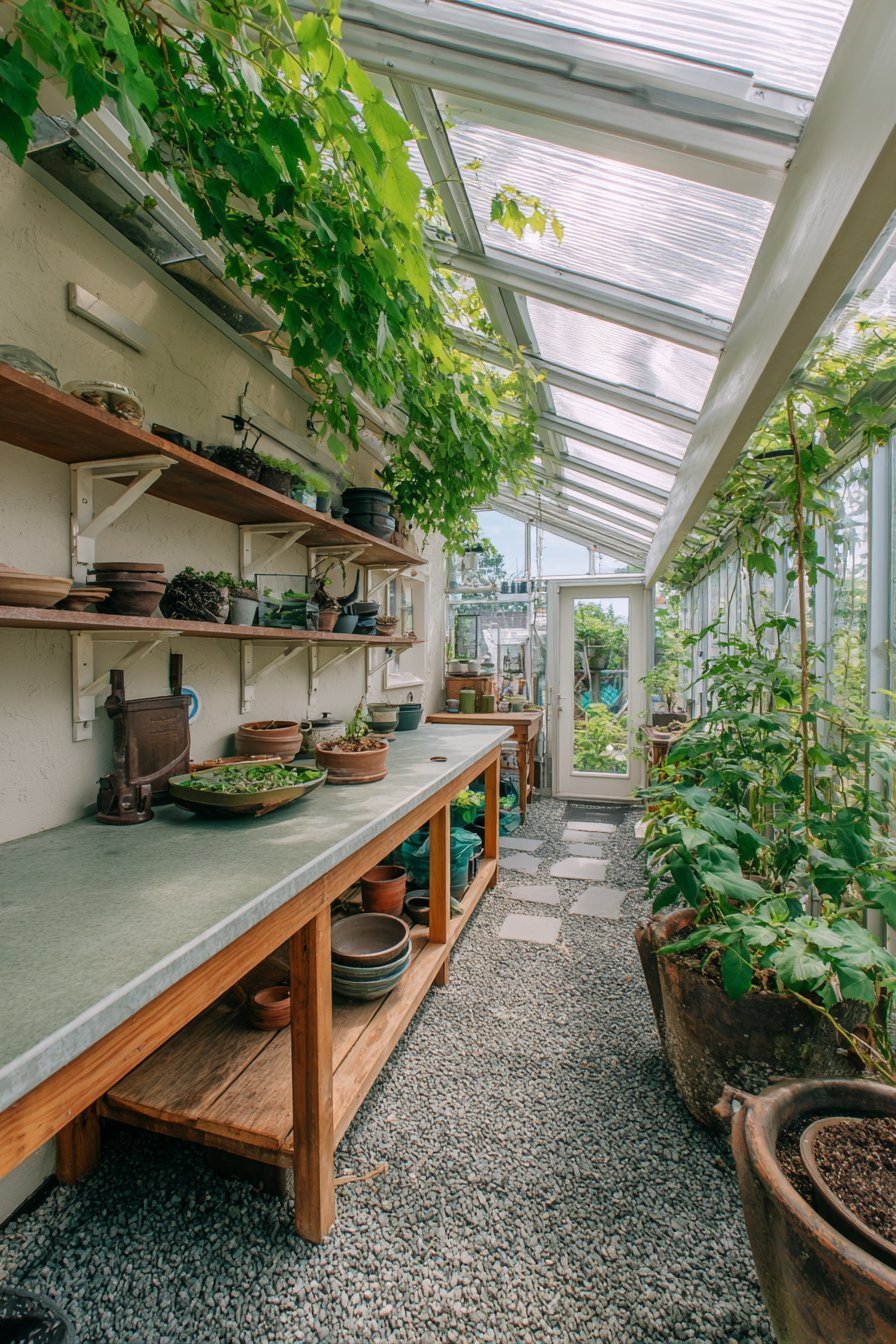 Functional Greenhouse Growing Space