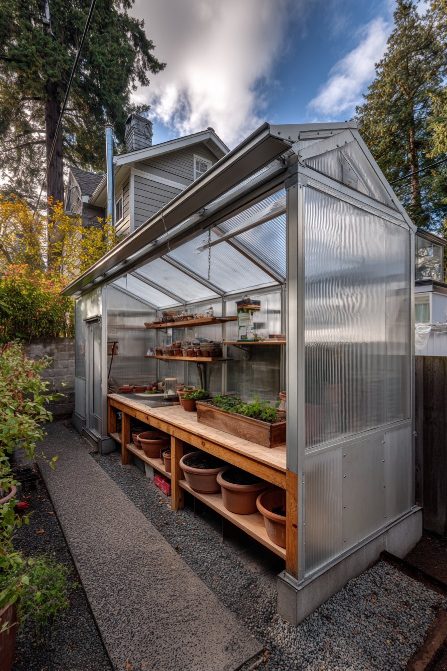 Functional Greenhouse Growing Space