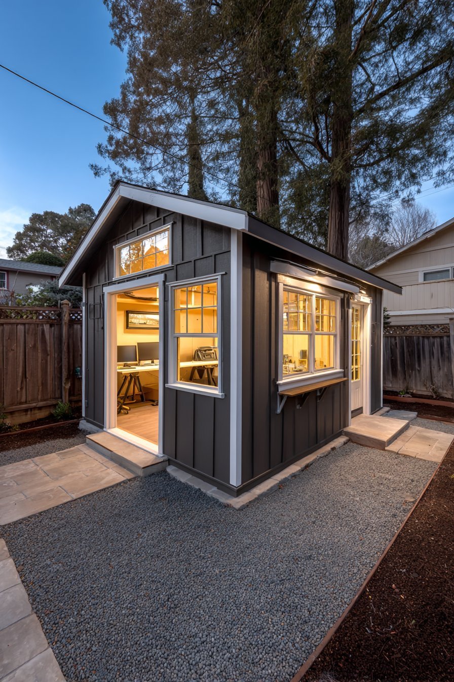 Climate-Controlled Workshop Outbuilding
