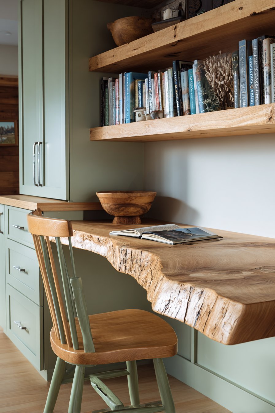 Integrated Desk Nook