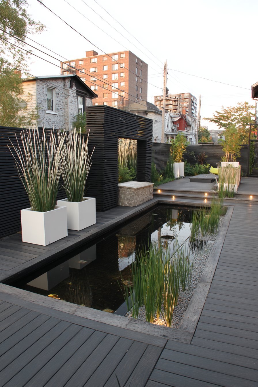 Contemporary Reflecting Pool