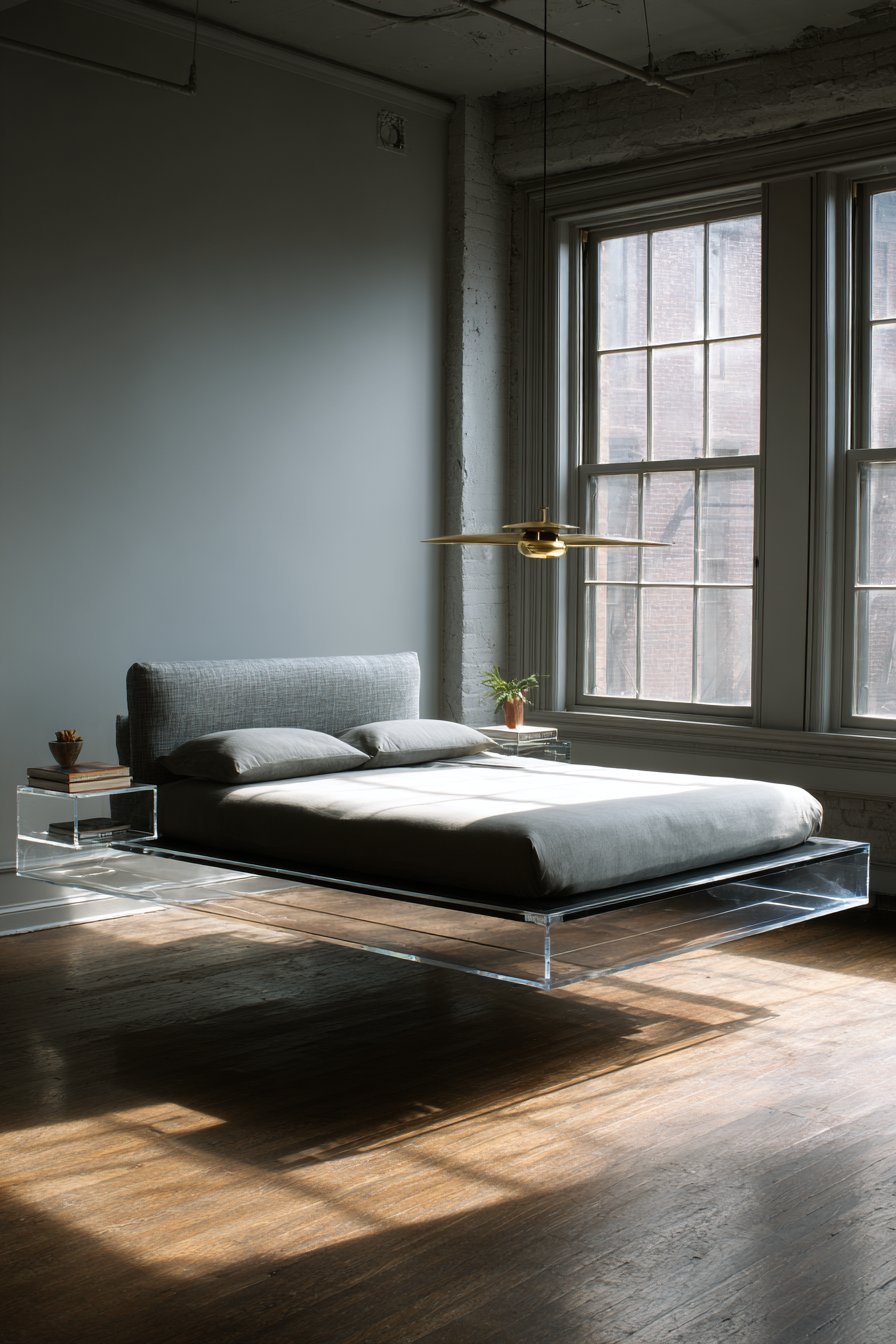 Minimalist Steel Frame Transparency