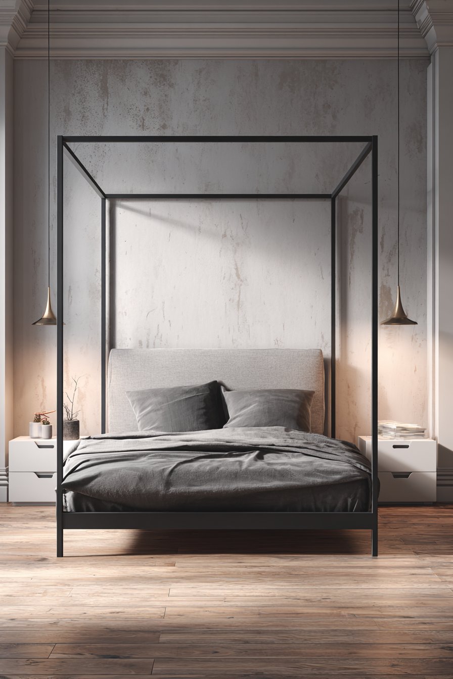 Minimalist Steel Frame Transparency