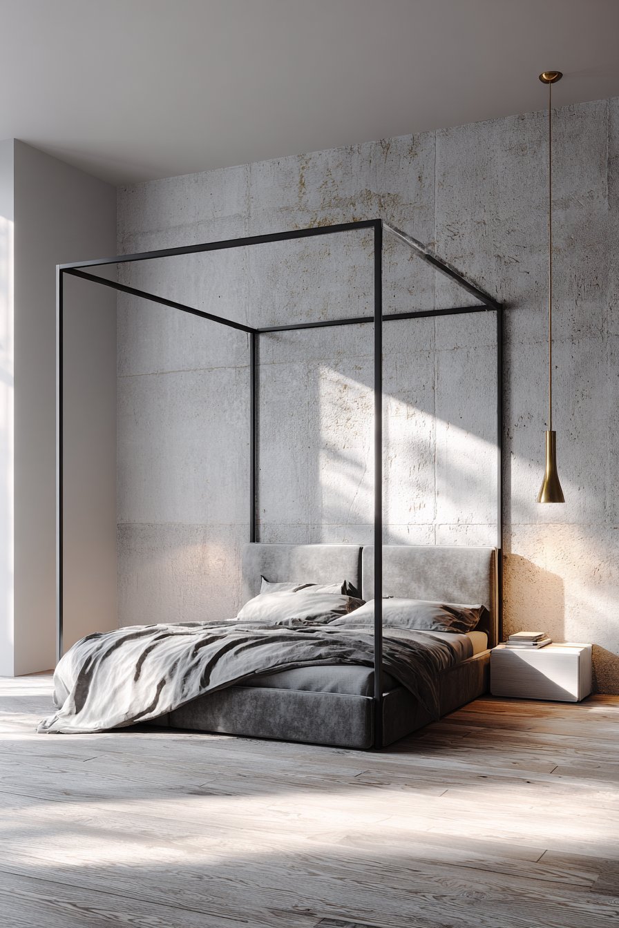 Minimalist Steel Frame Transparency