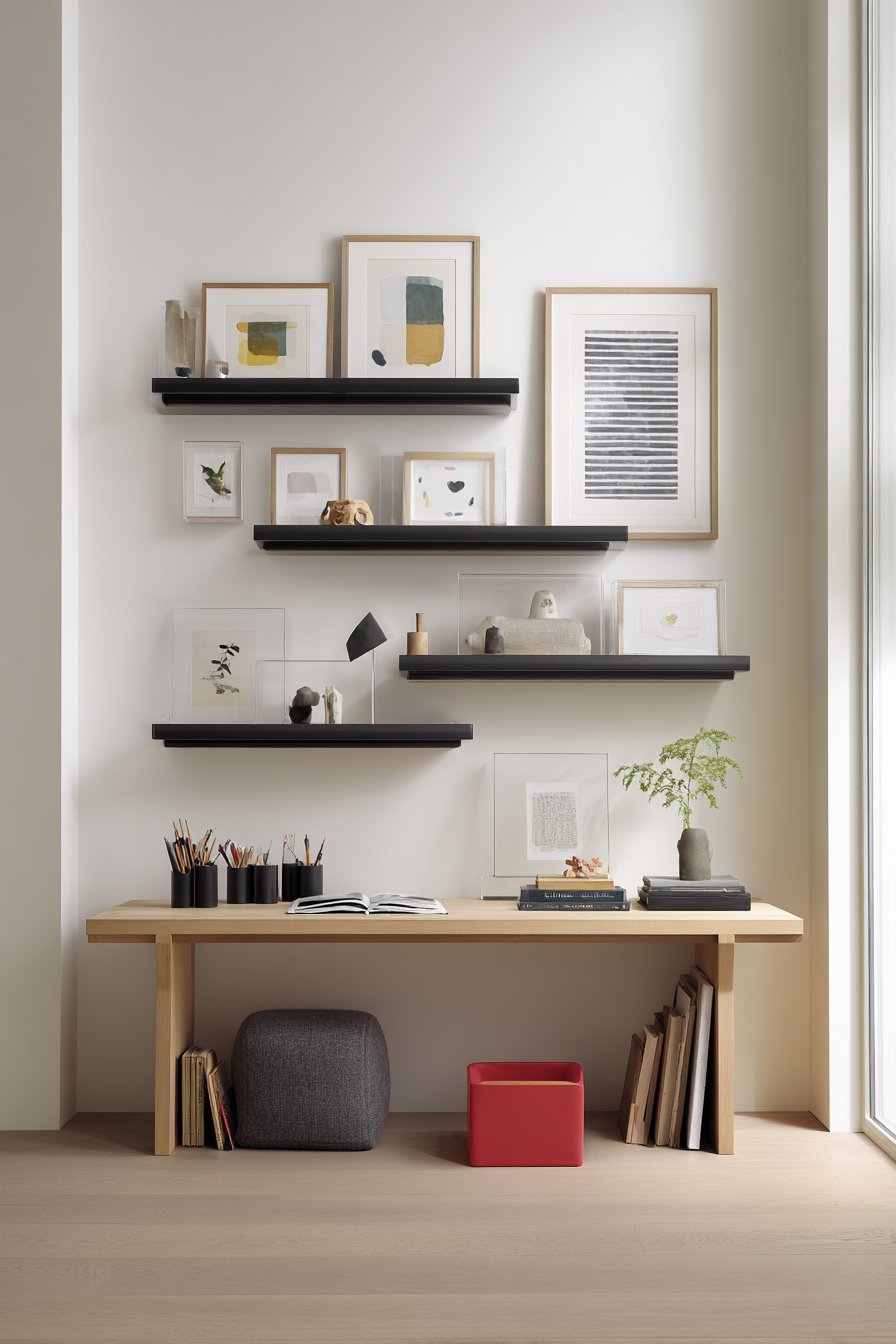 Rotating Gallery Ledge System