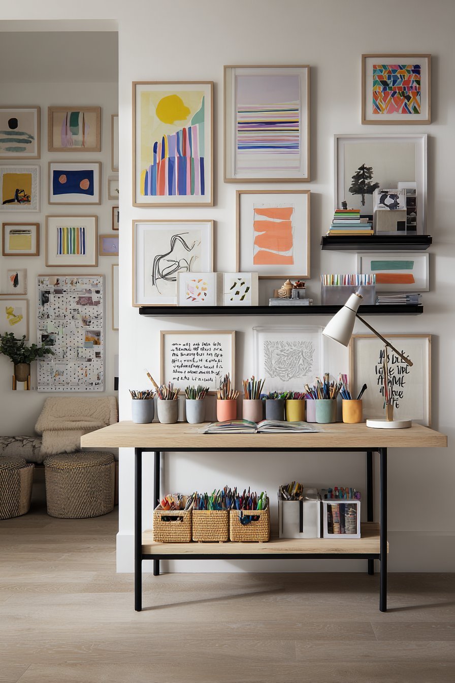 Rotating Gallery Ledge System