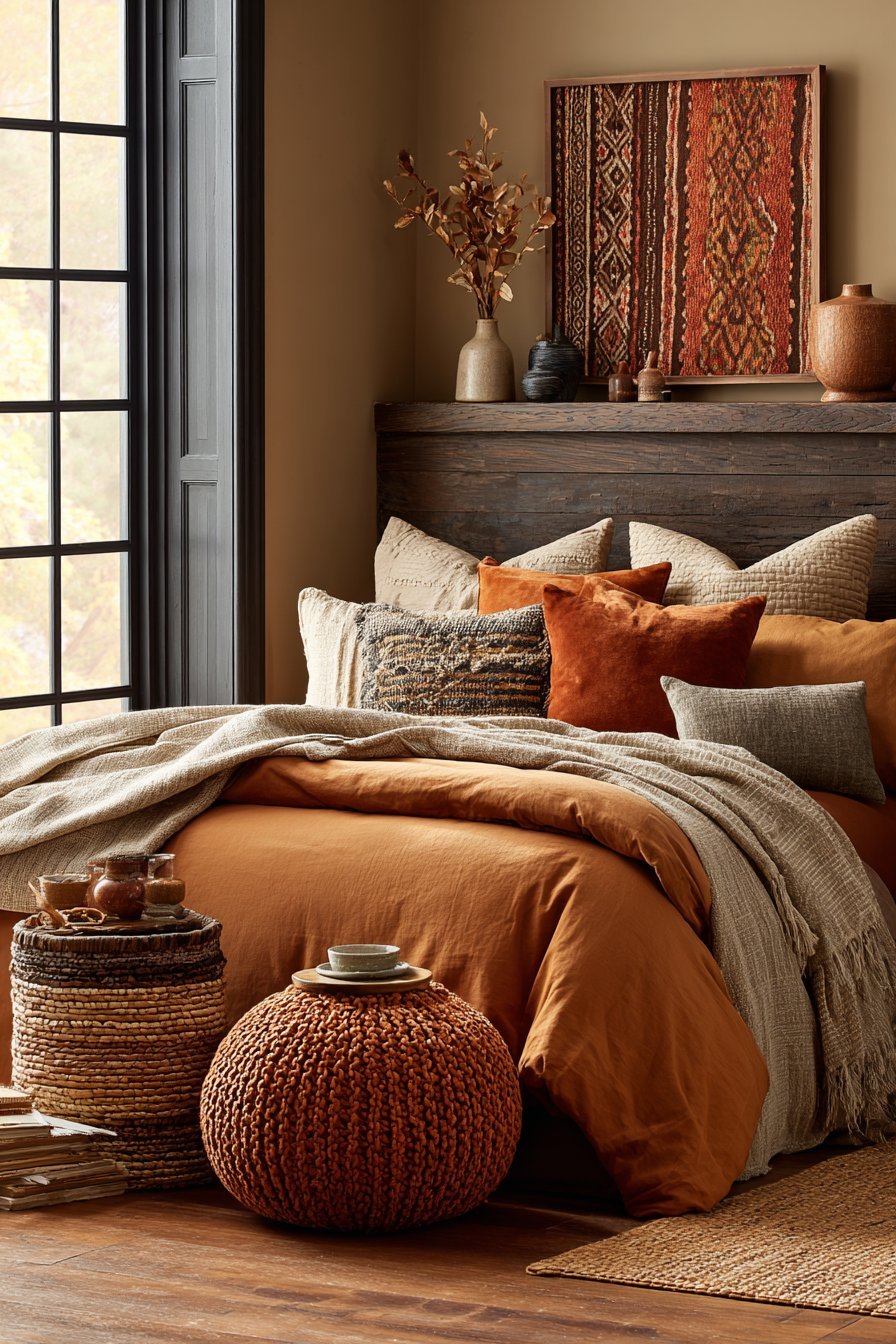 Vintage Textile Collection Display