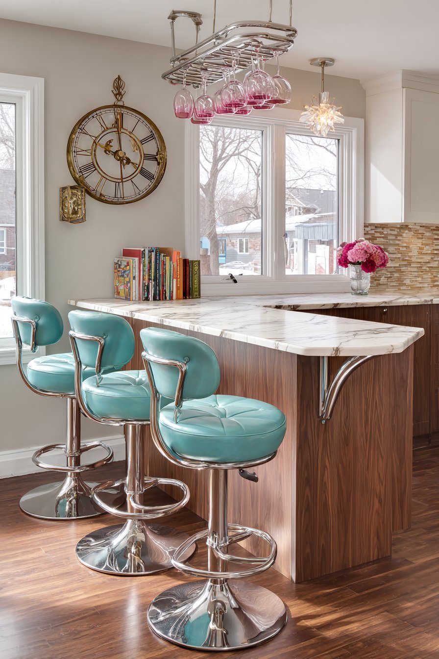 Raised Peninsula Bar Area