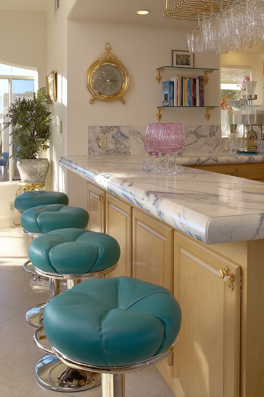 Raised Peninsula Bar Area