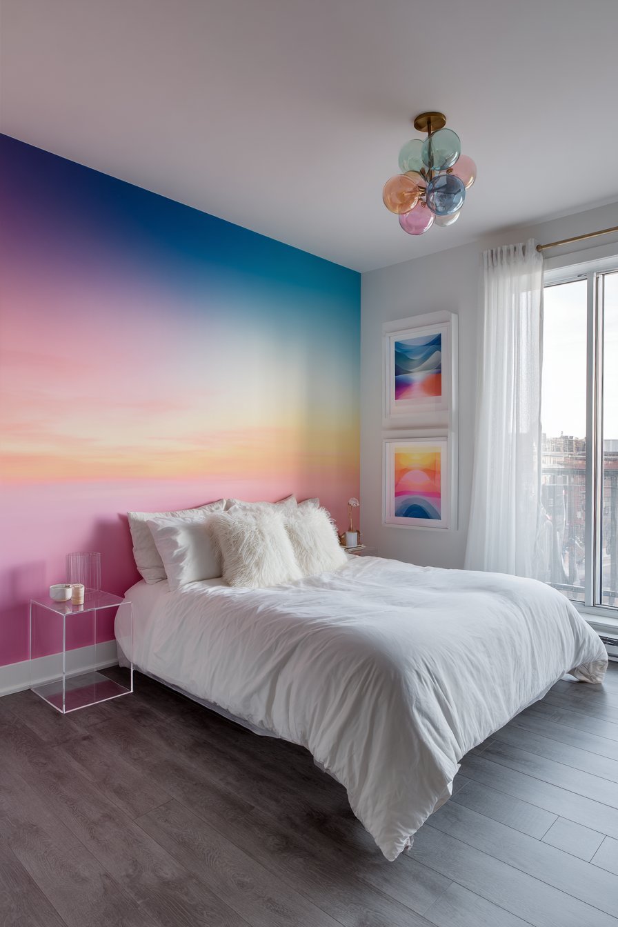 Sunset Ombre Artistic Feature