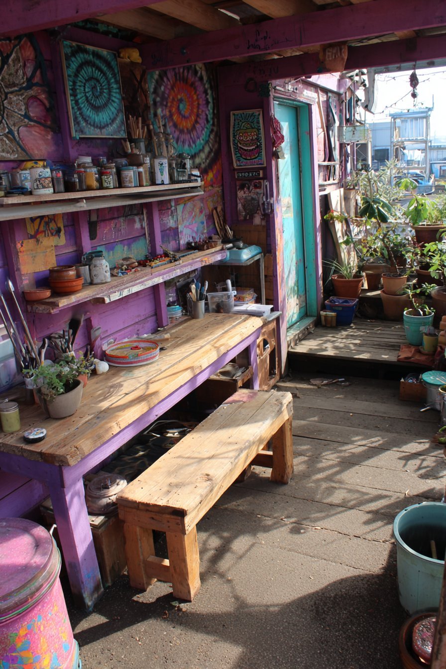 Outdoor Art Studio Workshop