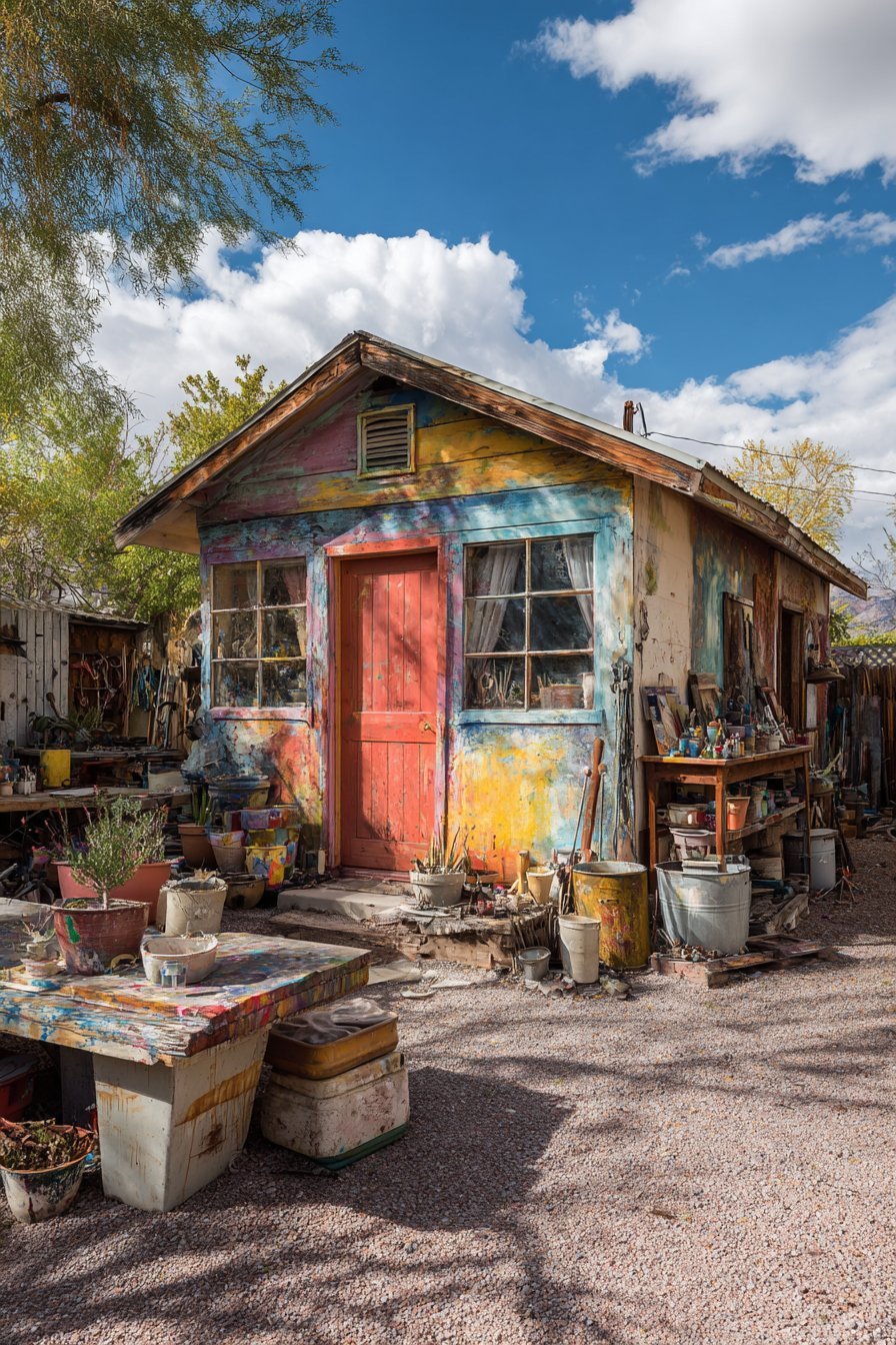 Outdoor Art Studio Workshop