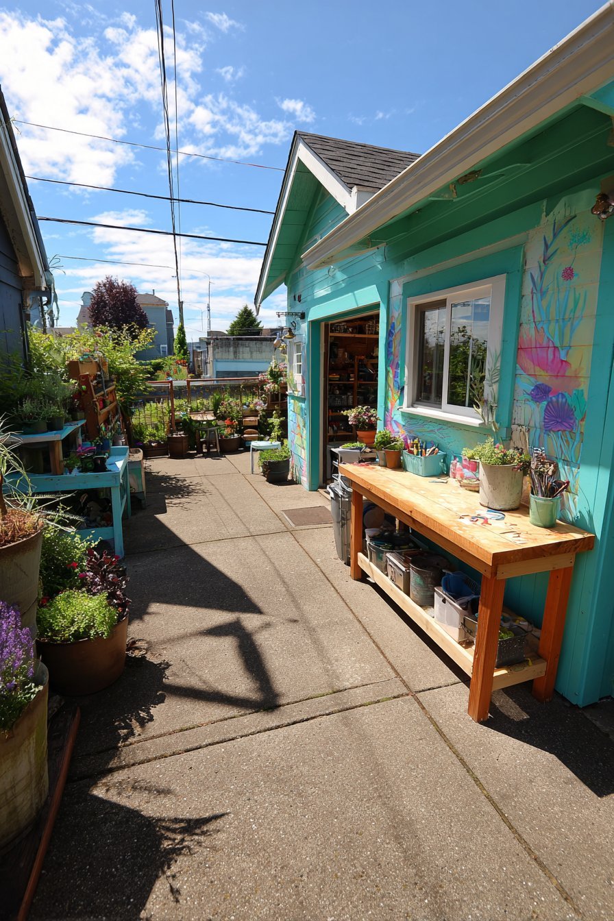 Outdoor Art Studio Workshop