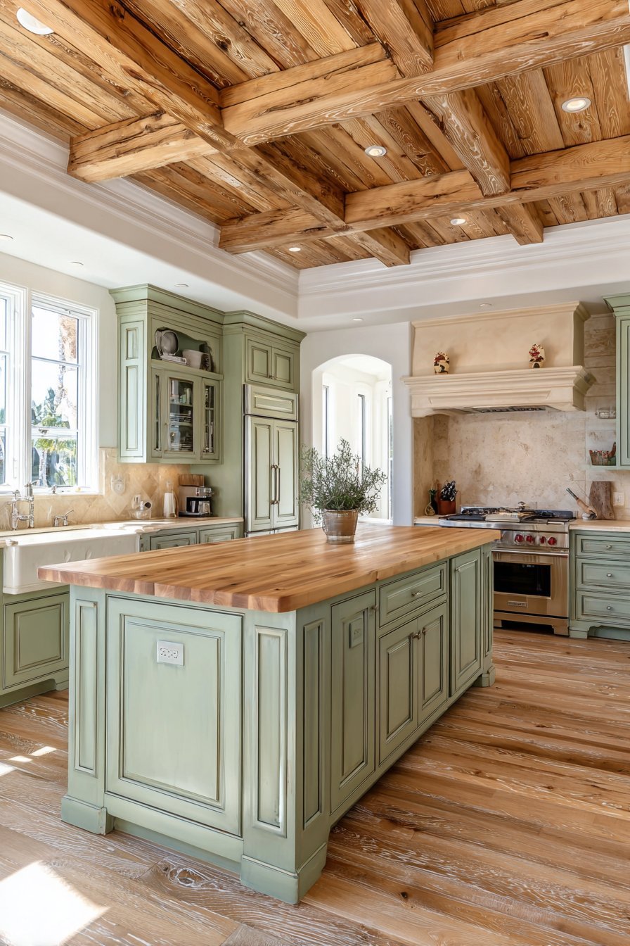Tongue-and-Groove Cedar Ceiling