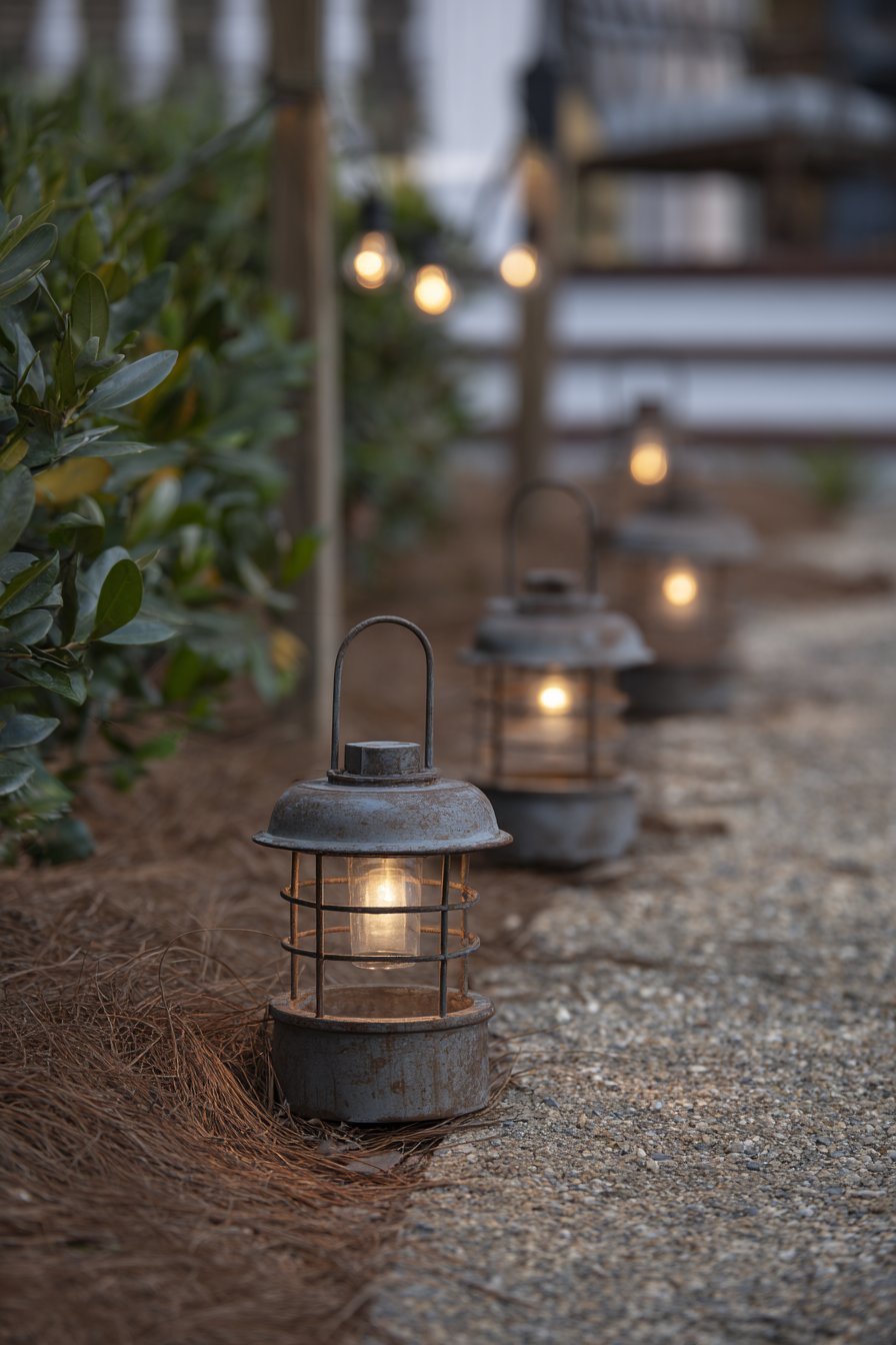 Solar-Powered Evening Lighting