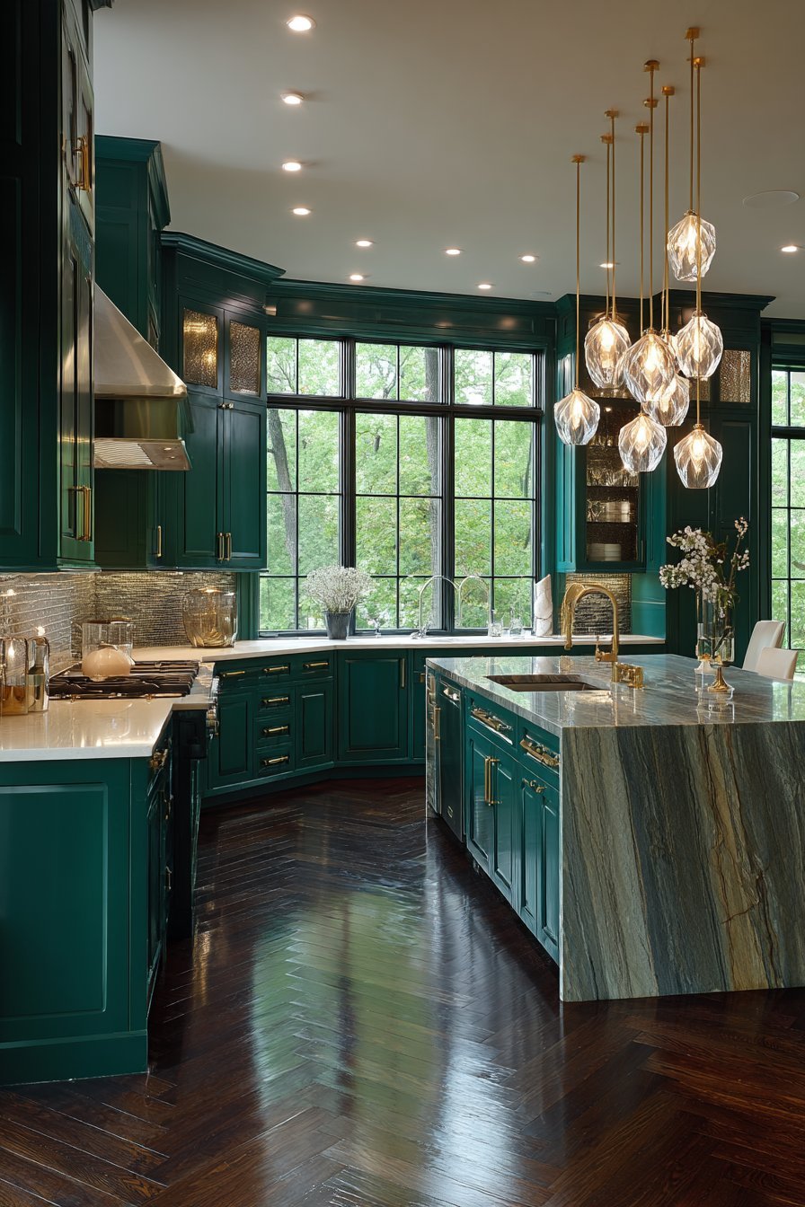 Luxe Forest Green Sophistication