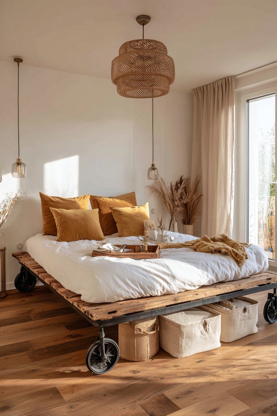 Rolling Platform Bed