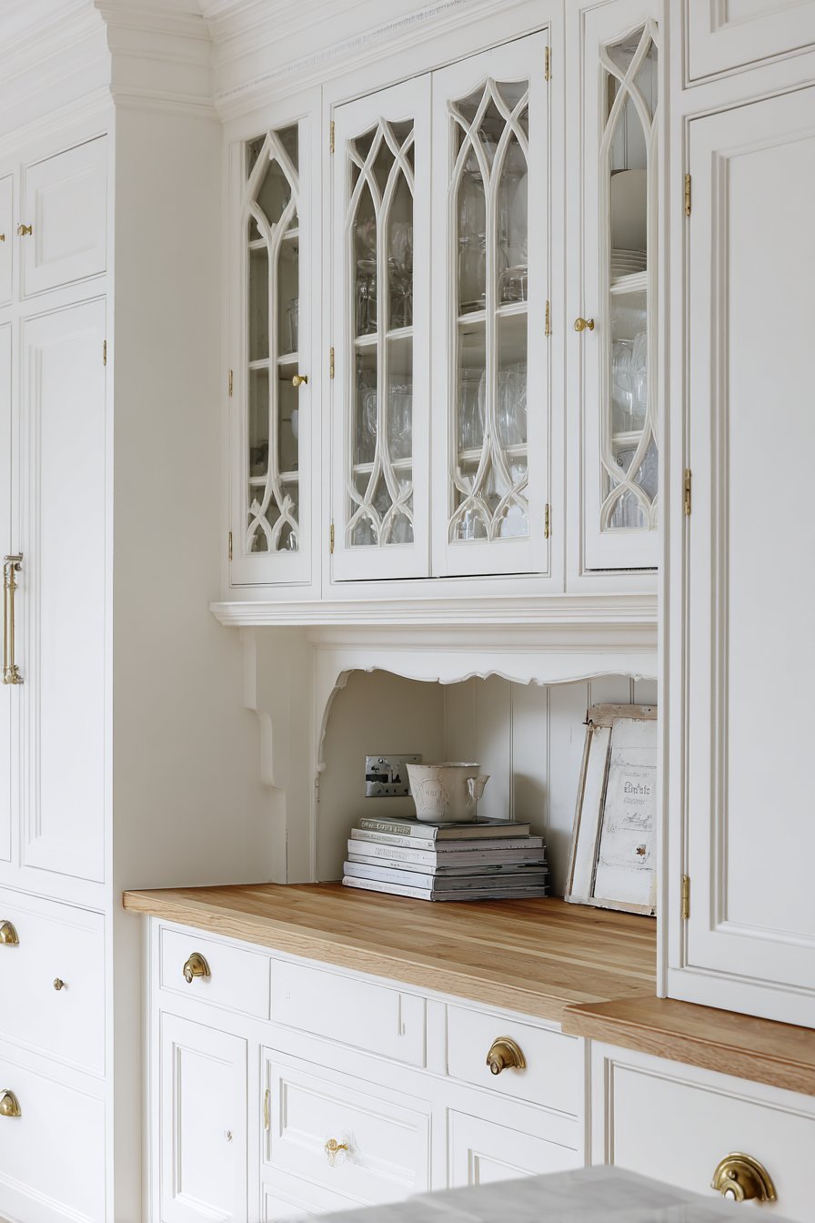 Traditional Kitchen Desk and Planning Center