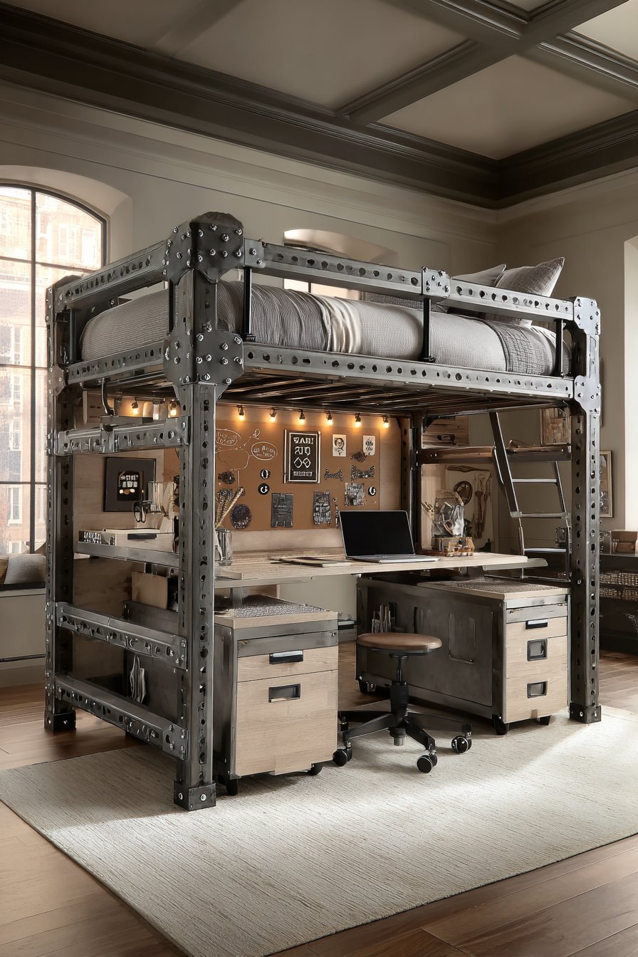 Industrial Black Metal Framework