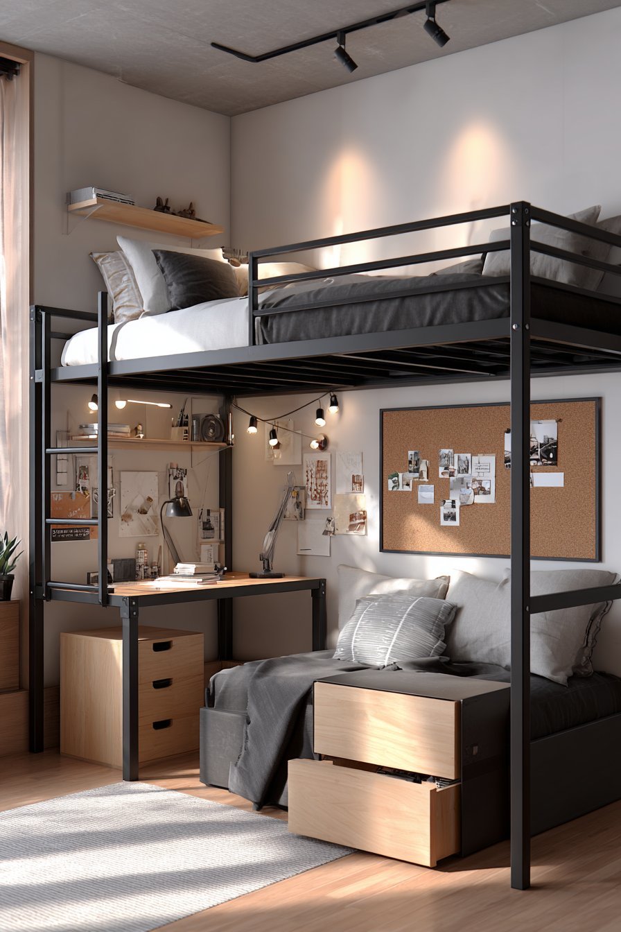 Industrial Black Metal Framework