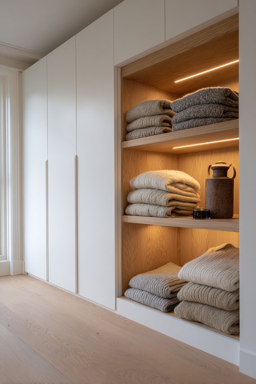 Seamless Built-In Wardrobe Storage