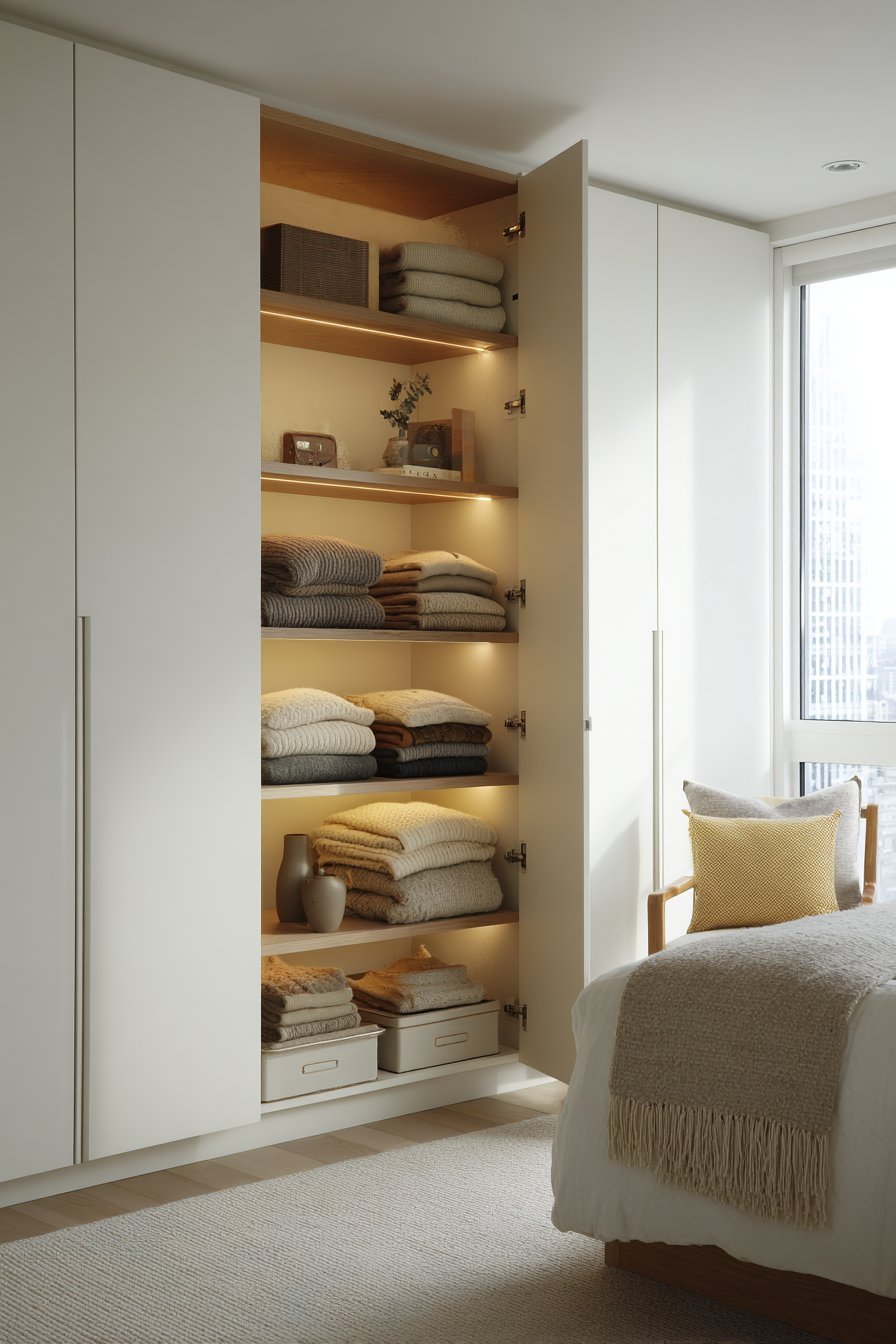 Seamless Built-In Wardrobe Storage