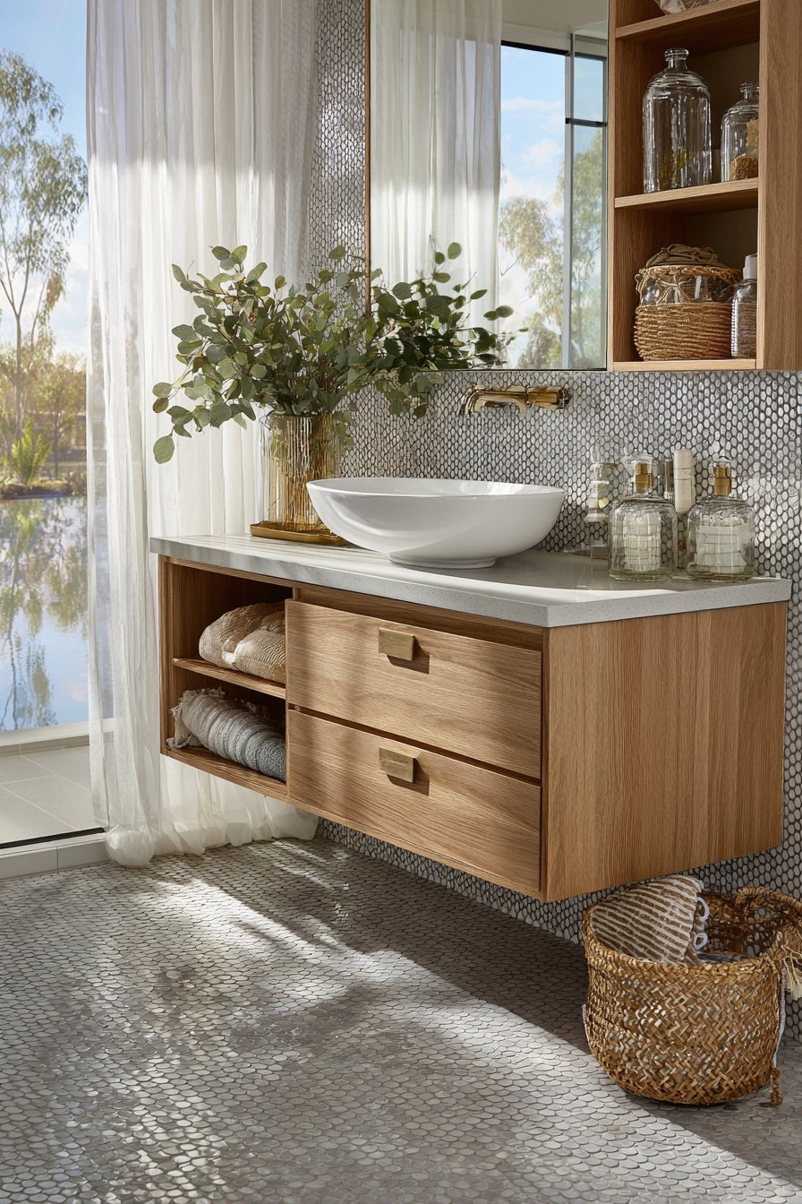 Floating Vanity Modern Efficiency