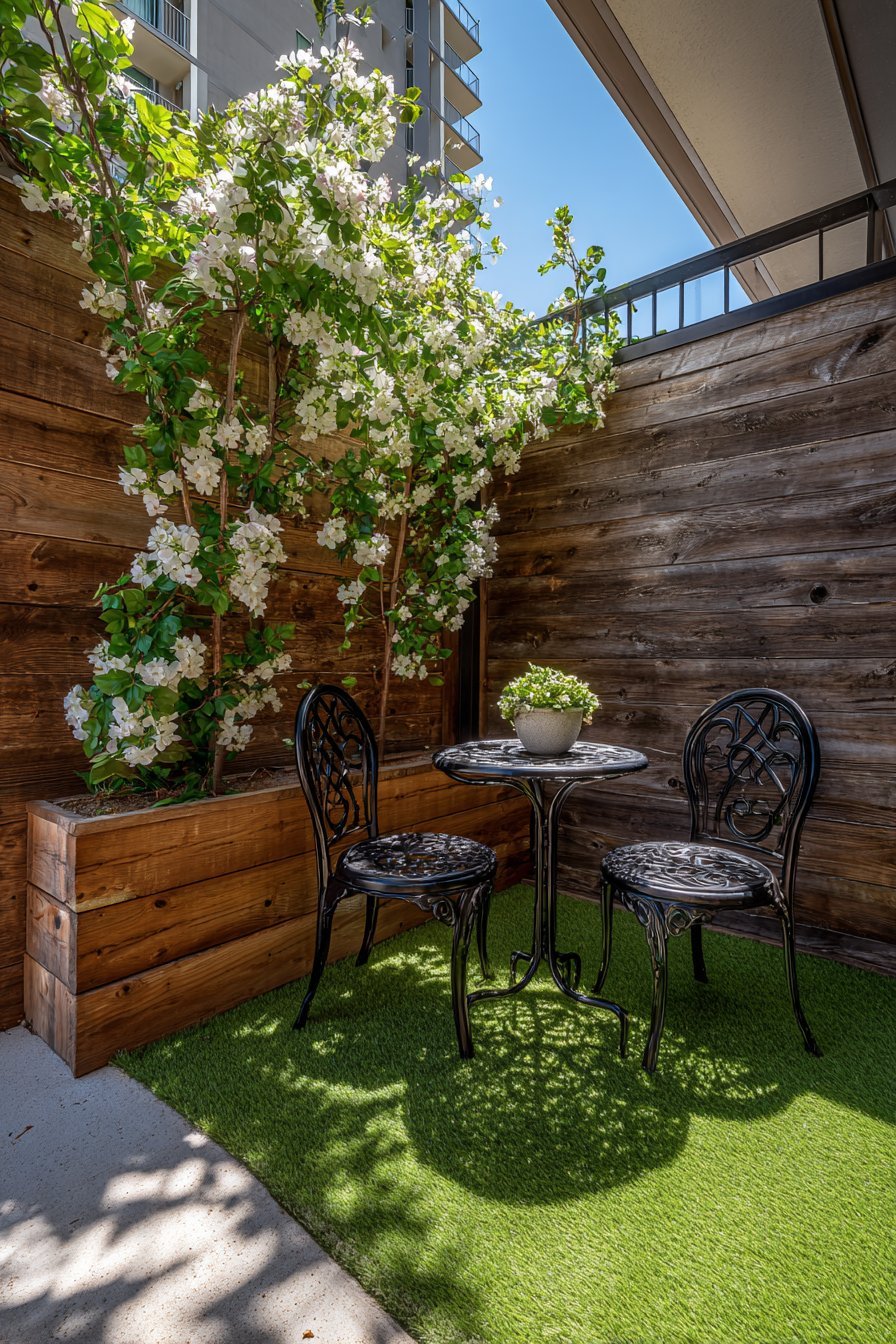 Low-Maintenance Artificial Turf Garden