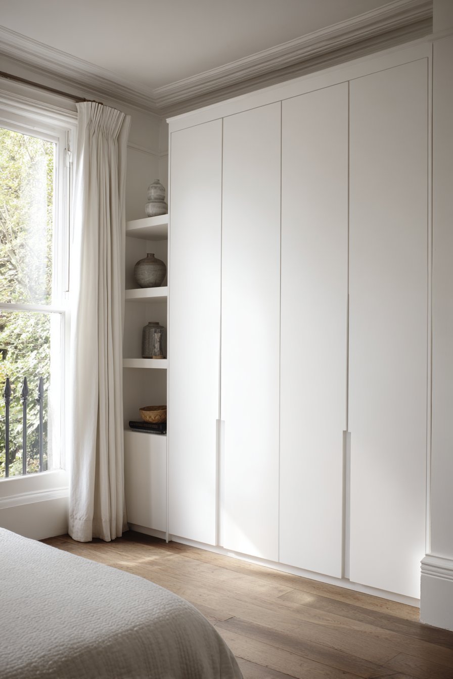 Seamless Built-In Storage Wall