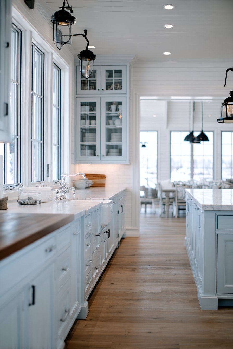 Light Grey L-Shaped Flow