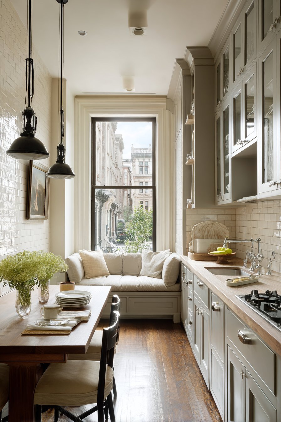 Light Grey L-Shaped Flow