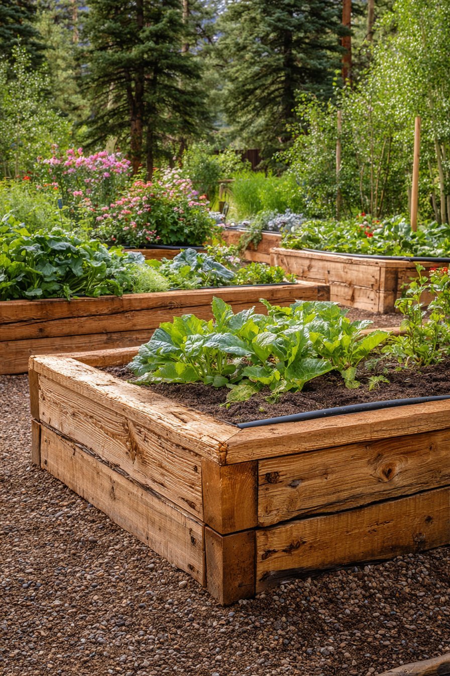 Raised Wooden Garden Beds for Productive Growing
