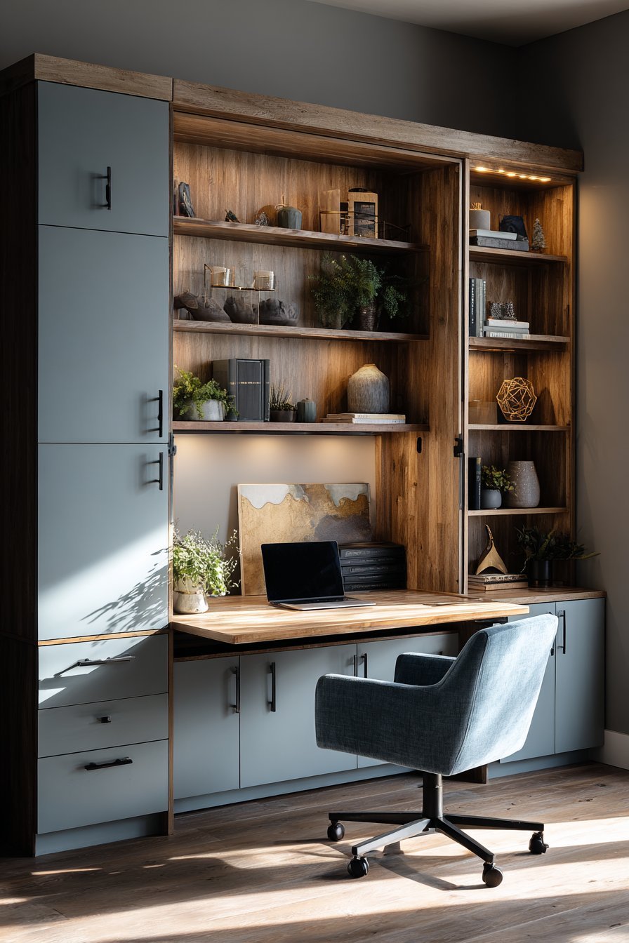 Murphy Bed Home Office Combination