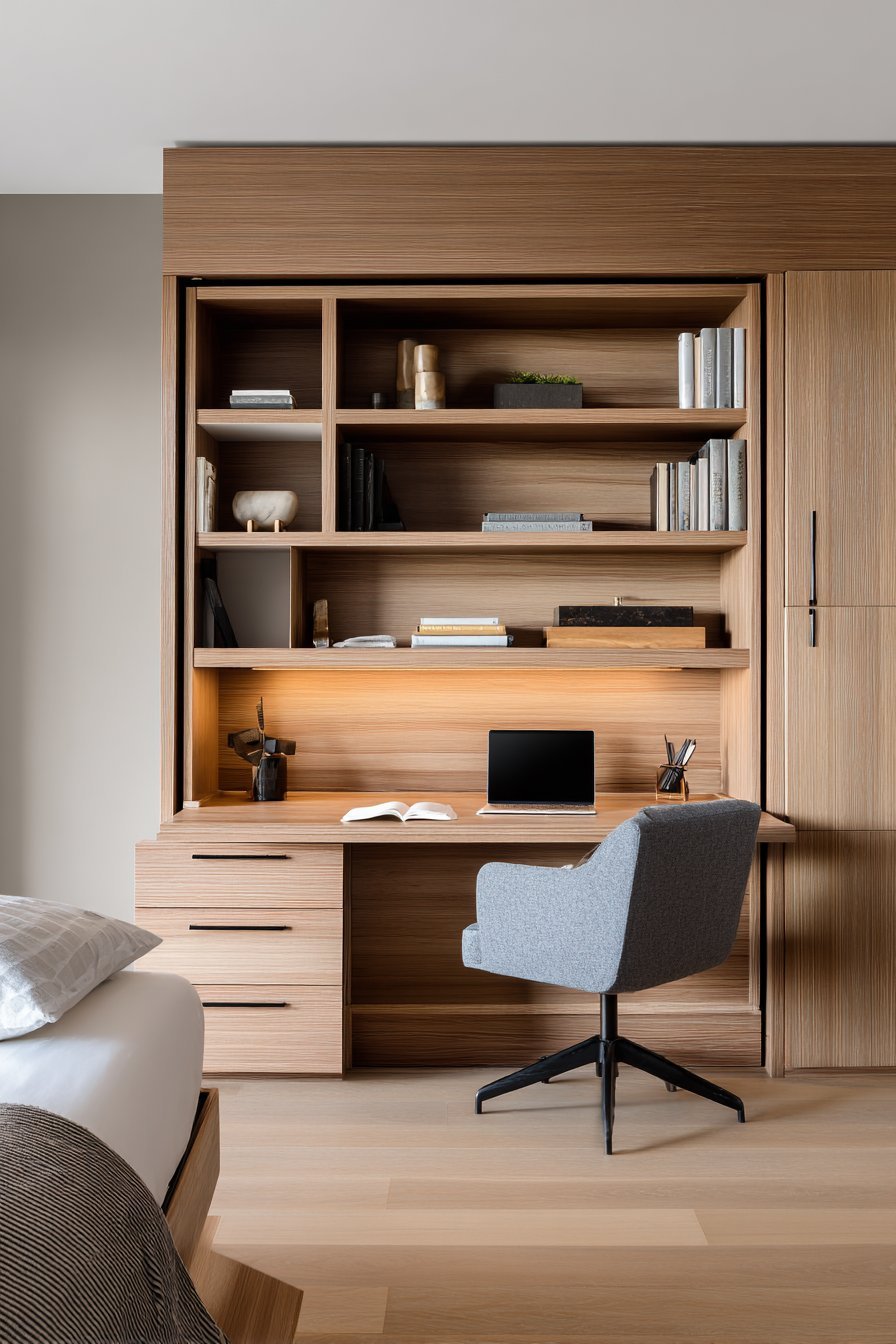 Murphy Bed Home Office Combination