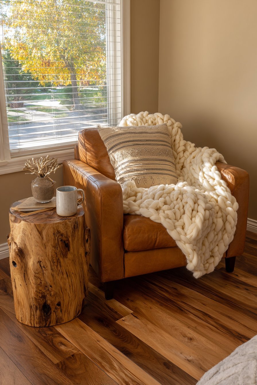 Oak Flooring Reading Nook Retreat