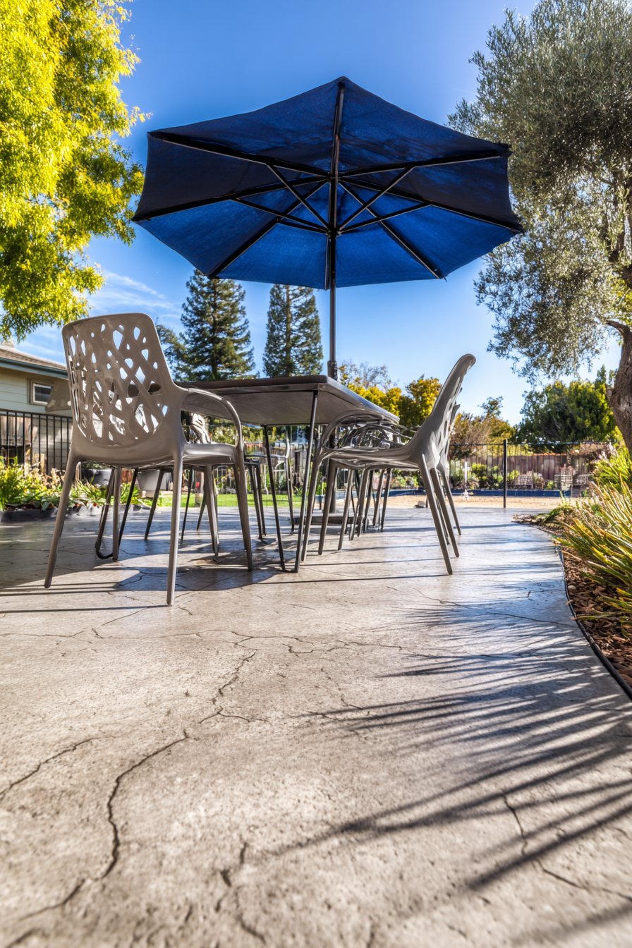 Textured Concrete Overlay Transformation