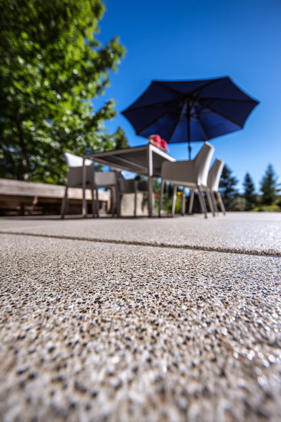 Textured Concrete Overlay Transformation