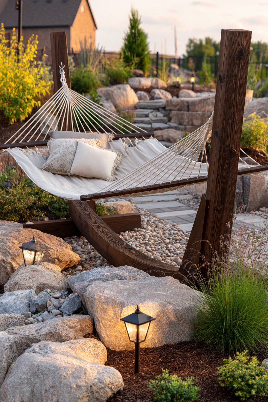 DIY Lumber Hammock Stand