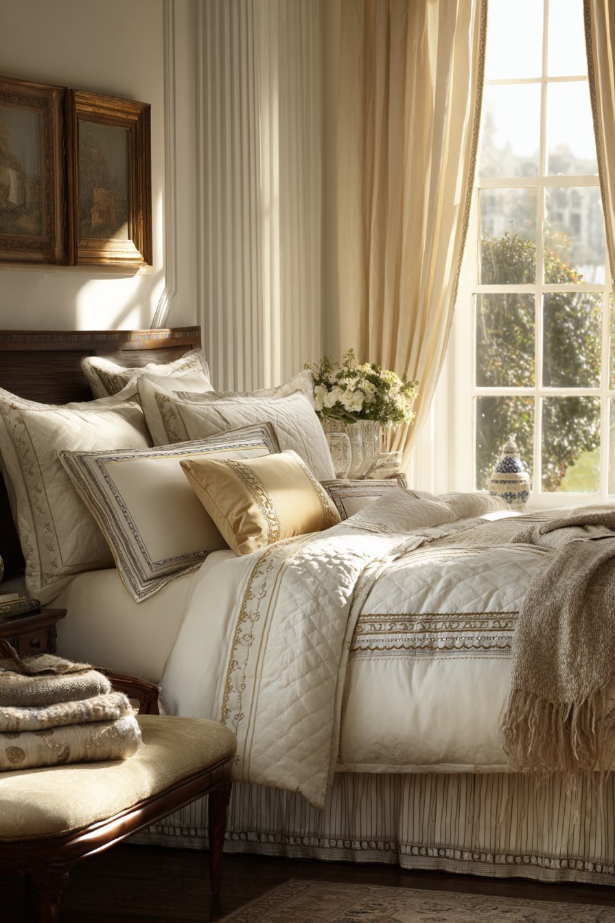 Luxurious Textile Layering Showcase