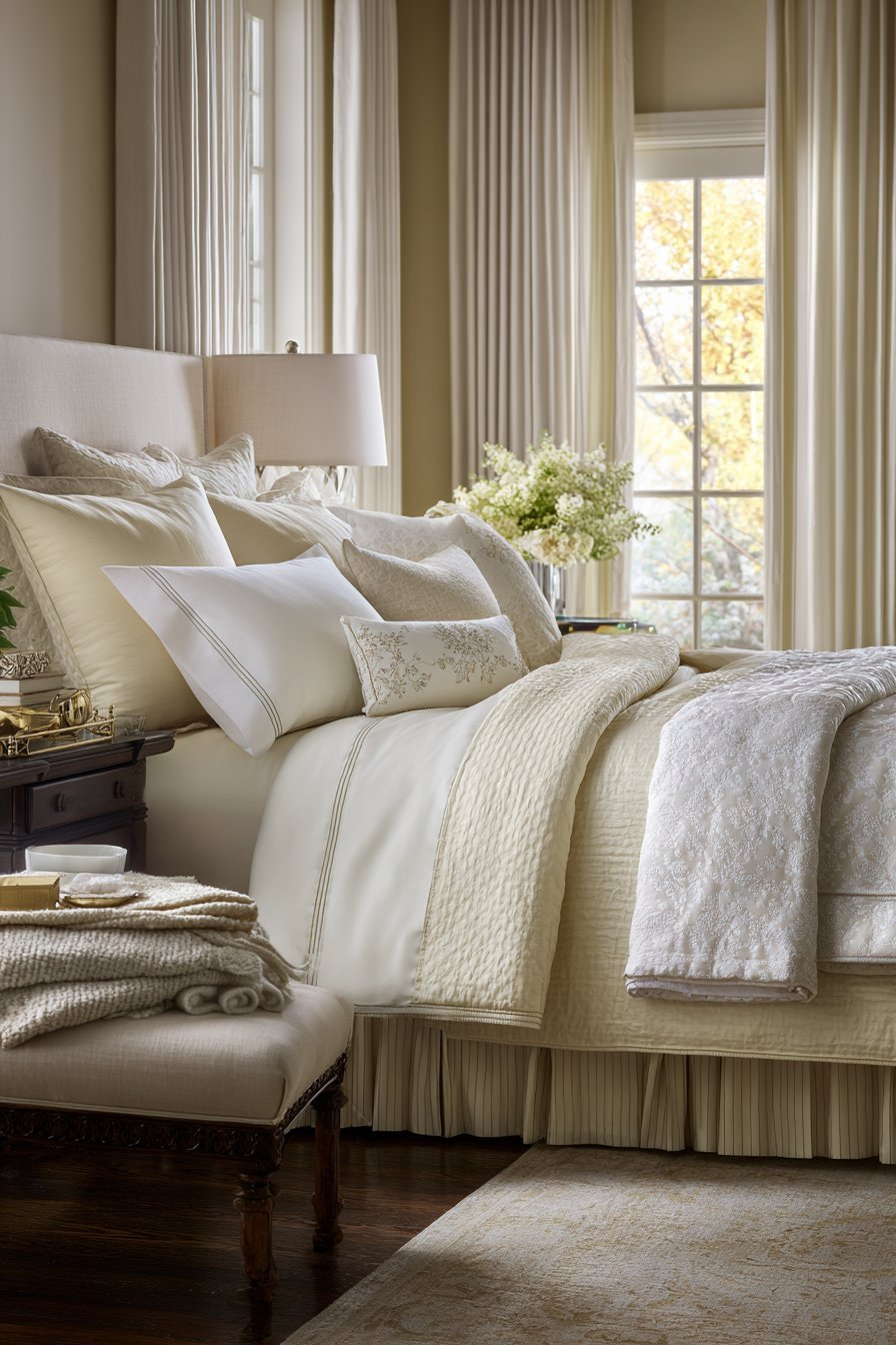 Luxurious Textile Layering Showcase