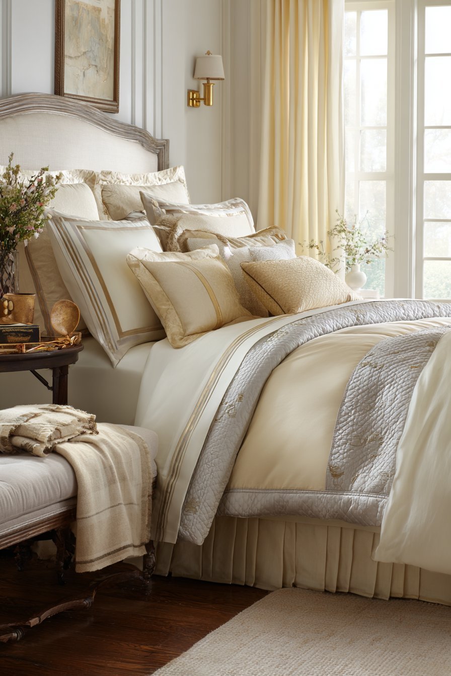 Luxurious Textile Layering Showcase